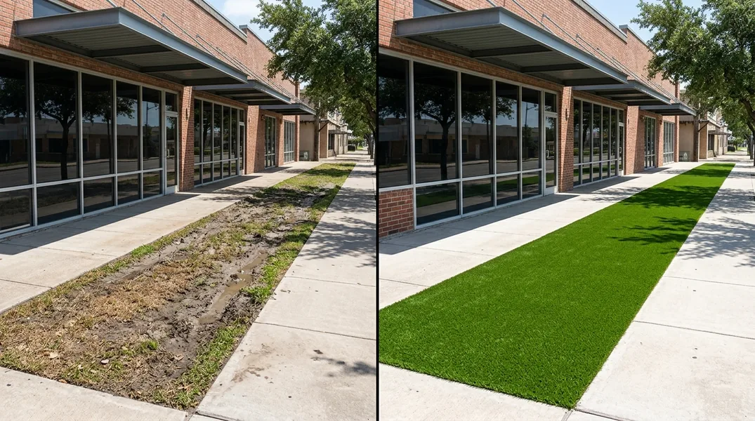 Result artificial grass installation in Corpus Christi - Corpus Christi Artificial Grass Installation