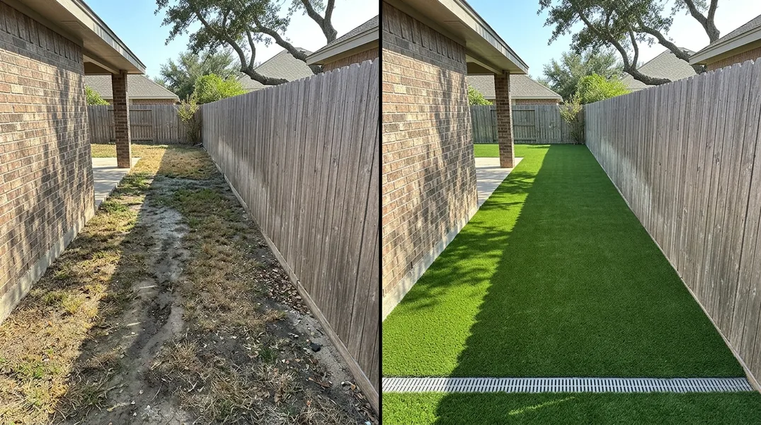 Result artificial grass installation in Corpus Christi - Corpus Christi Artificial Grass Installation