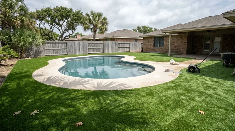 Pool Surround Turf Corpus Christi